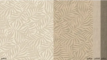 TEX 318 | Carta da parati vinilica e materica - Design felci + coord.